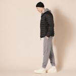 Men's Lightweight Water-Resistant Puffer Jacket, Black