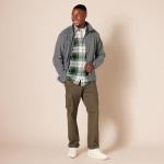 Men's Full-Zip Fleece Jacket, Charcoal Heather, X-Large