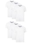 Hanes Men's Moisture-Wicking Cotton Crew Tee 6-Pack