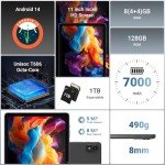 ApoloSign 11" Android 14 Tablet with 8+128GB Storage