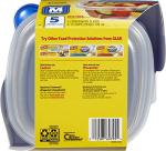 Glad 25 Oz Medium Square Food Storage Containers - 5 Pack