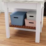 Stackable Pink Storage Baskets with Lids - Set of 4