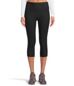 Skechers Go Walk Rib Capri Pants, Bold Black