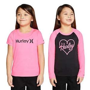 Hurley Girls' 2-Pack Sun Protection Tees
