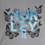 Hurley Girls Graphic Tee in Active Fuchsia