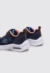 Skechers Boys' Microspec Max Sneakers, Navy/Orange