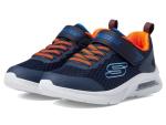 Skechers Boys' Microspec Max Sneakers, Navy/Orange