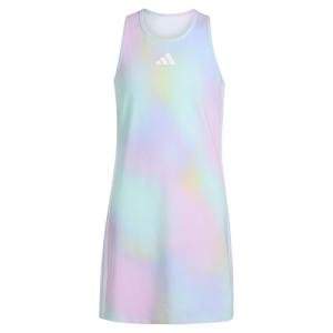 adidas Girls' Tank Dress - Semi Flash Aqua