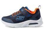 Skechers Boys' Microspec Max Sneakers, Navy/Orange