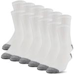 Gildan Men's Mid-Crew Socks, 12-Pack, White