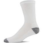 Gildan Men's Mid-Crew Socks, 12-Pack, White