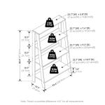 Furinno 4-Tier Ladder Shelf for Home Organization