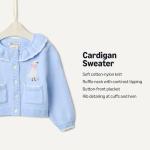 Sofia Grainge Girls' Light Blue Cardigan Sweater