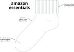 Amazon Essentials Girls' Cotton Blend Uniform Socks