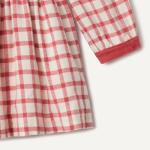 Sofia Grainge Toddler Girls' Flannel Dress, Ivory Red
