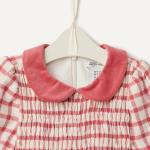 Sofia Grainge Toddler Girls' Flannel Dress, Ivory Red