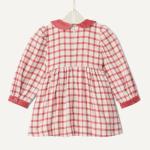 Sofia Grainge Toddler Girls' Flannel Dress, Ivory Red