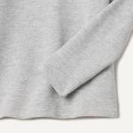 Girls' Long Sleeve Polo Shirt - Light Grey Heather