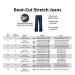 Amazon Essentials Girls' Boot-Cut Stretch Jeans, 8