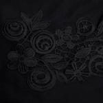 Gloria Vanderbilt Black Lace Pullover for Women