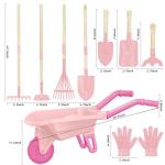Kids Gardening Tools Set with Wheelbarrow for Fun