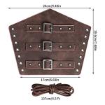 Medieval Leather Gauntlet Bracelets for Costumes