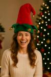 Nicky Bigs Unisex Elf Hat with Jingle Bells