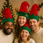 Nicky Bigs Unisex Elf Hat with Jingle Bells