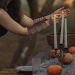 Medieval Leather Gauntlet Bracelets for Costumes