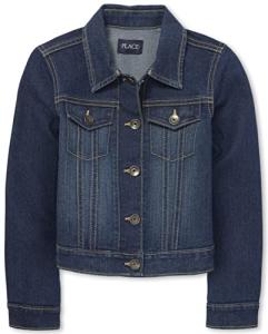Girls Denim Jacket by The Children's Place, XXL