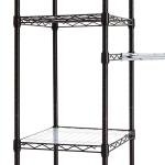 Amazon Basics Expandable Metal Closet Organizer Rack