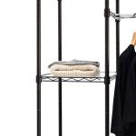 Amazon Basics Expandable Metal Closet Organizer Rack