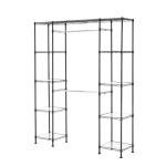 Amazon Basics Expandable Metal Closet Organizer Rack