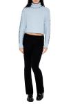 Forever 21 Women's Blue/Black Turtleneck Sweater