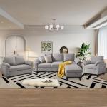 Chireca 4-Piece Modern L-Shaped Sectional Sofa Set