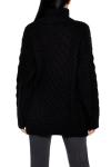 Forever 21 Women's Black Cable Knit Sweater