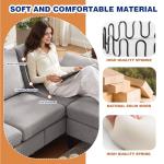 Chireca 4-Piece Modern L-Shaped Sectional Sofa Set