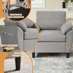 Chireca 4-Piece Modern L-Shaped Sectional Sofa Set