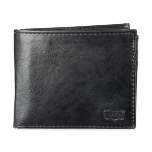 Levi's Men's Slimfold Wallet, Charcoal Black