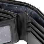 Levi's Men's Slimfold Wallet, Charcoal Black