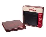 Levi's Men's Slimfold Wallet, Charcoal Black