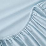 Soft Cotton Flannel Queen Sheet Set - Sky Blue