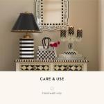 MACKENZIE-CHILDS Handbag Ceramic Decorative Vase