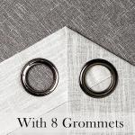 Blackout Curtain Panels 84 Inch with Ombre Design