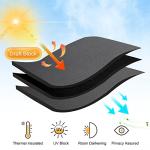 RYB HOME Gray Short Curtains - Set of 2