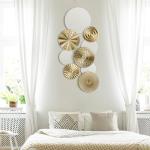 Gold Mirror Wall Decor - 9 Piece Set