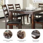 Ashley Coviar 6-Piece Dark Brown Dining Set