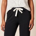 Amazon Essentials Women's Plus Size Pajama Jogger - Black