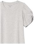 Women's Twist Sleeve Crewneck T-Shirt - Light Grey