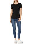 Amazon Essentials Women's Slim Fit Crew Neck Tee 2-Pack